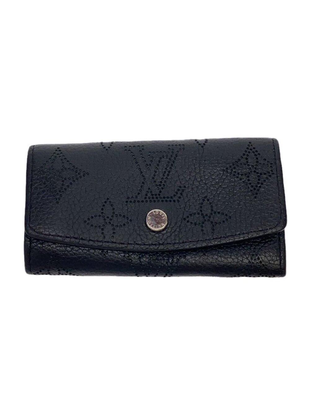 LOUIS VUITTON Multicles Mahina Black Leather Accessories